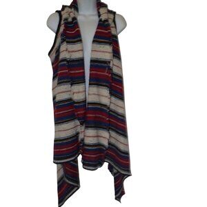 Sam Edelman Elsie Vest Revolve Women S‎ Western Stripe weave Boho Hippie Retro